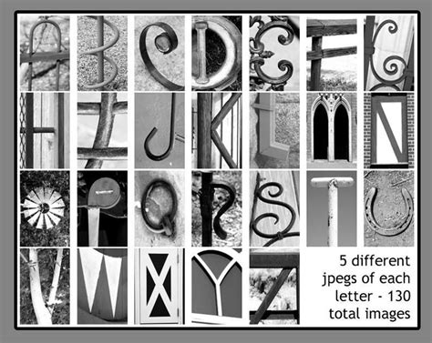 Alphabet photography, Letter art photography, Alphabet photography letters