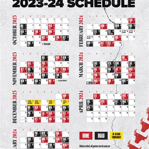 Chicago Bulls 2024-25 Schedule