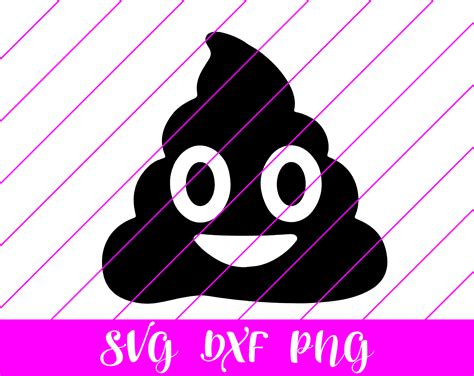 Poop Emoji SVG - Free Poop Emoji SVG Download - svg art