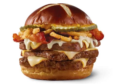 Experts Say Wendy's Pretzel Bacon Pub Triple Is One Of The Worst Burgers For Your Health