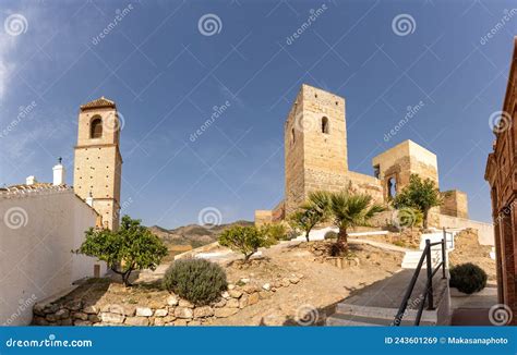 The Moorish Alora Castle in the Andalusian Village of Alora Editorial Stock Image - Image of ...