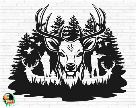 Hunting Deer SVG Deer Hunter Svg Outdoor Svg Duck Hunting - Etsy