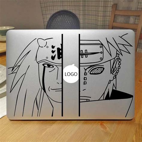 Aliexpress.com : Buy Jiraiya & Pain Anime Laptop Sticker for Apple ...