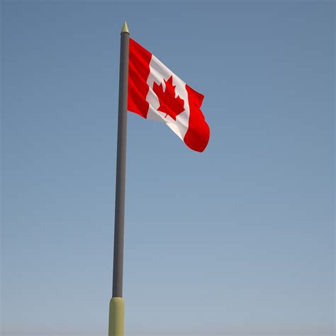 3D Flag Canada - Animation Model - TurboSquid 1189701