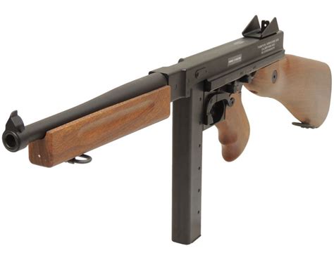 Fusil AEG Thompson M1 A1 Military King Arms 430908 - Airsoft » Les r..