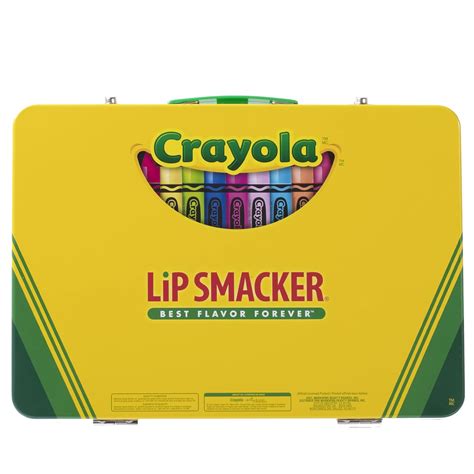 Buy Lip Smacker Crayola Flavored Lip Balm Collectors Tin Flavor Vault ...