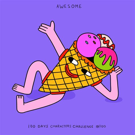 100 DAYS|100 CHARACTERS CHALLENGE on Behance