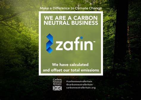 Zafin on LinkedIn: #zafin #carbonneutralbritain #carbonneutral # ...