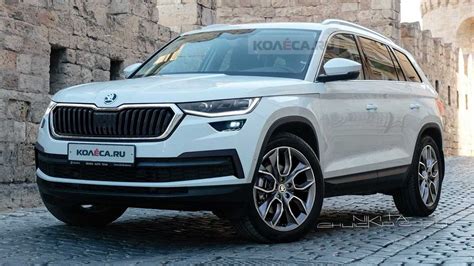 2021 Skoda Kodiaq Facelift Rendered After Recently Spotted Prototype