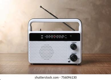 Retro Radio On Color Background Stock Photo 756096130 | Shutterstock