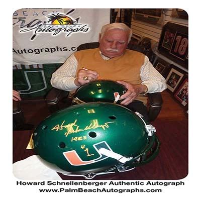 Howard Schnellenberger – Palm Beach Autographs LLC