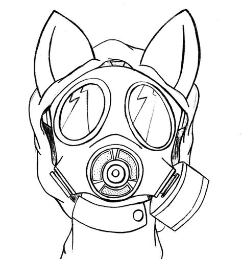 Gas Mask Drawing at GetDrawings | Free download