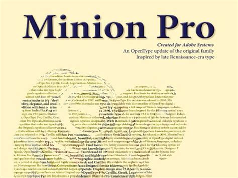 Minion Pro Font Family Free Download - Fonts Empire | Minion pro font, Download fonts, Minions