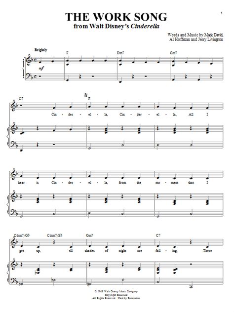 The Work Song | Sheet Music Direct