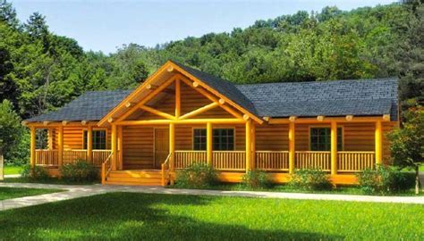 Swan Valley fulfills all your log home needs in just 1 story