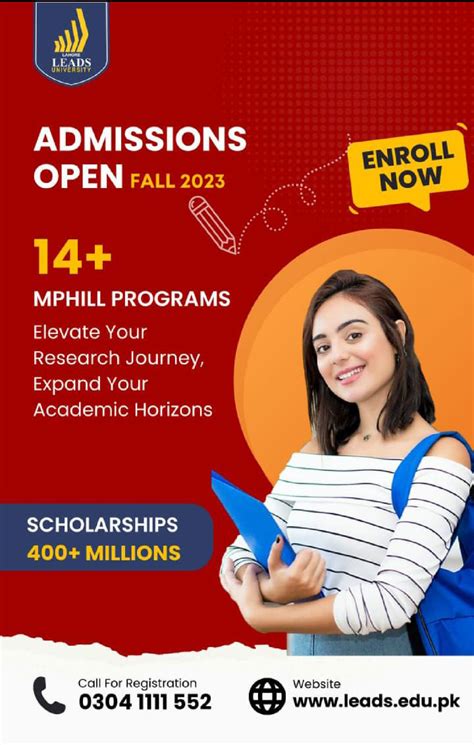 Admission Open in Lahore Leads University (LLU) 17 August 2023