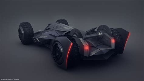 Sleek and Futuristic Batmobile Concept Design