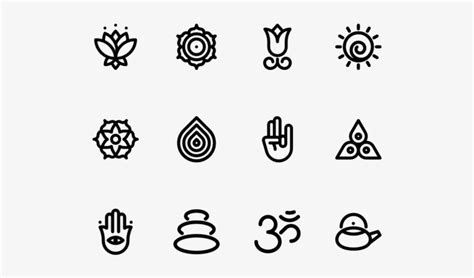 Namaste Symbol Transparent - Free Yoga Icons - 560x480 PNG Download - PNGkit