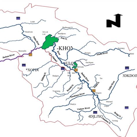 Catchment map of Jhelum river basin. | Download Scientific Diagram