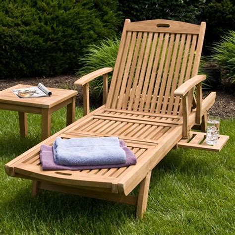 15 Best Collection of Wood Chaise Lounge Chairs