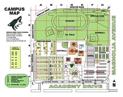 High School Campus Map