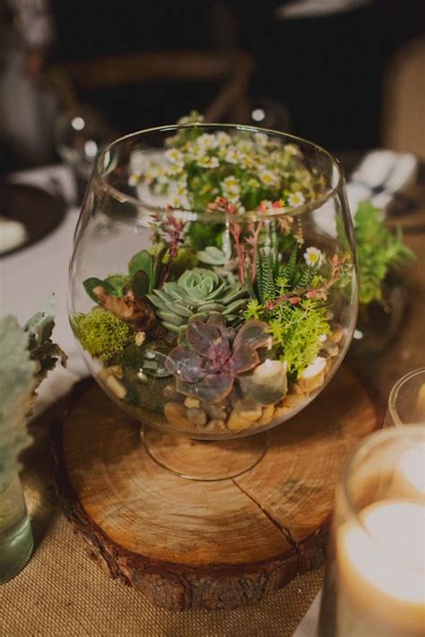 Weekend Project Alert: 23 DIY Terrariums to Inspire You | Succulent wedding centerpieces ...