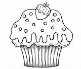 Coloring Pages Cupcake Printables  Home sketch template