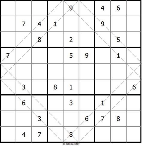 Multi Diagonal Sudoku - sudoku.today