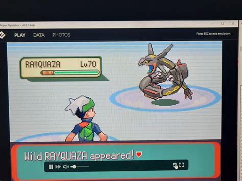 Pokemon Emerald Rayquaza Shiny