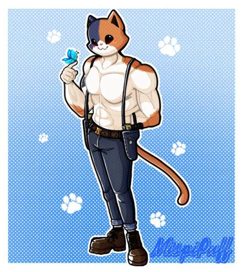 Meowscles by Mispipuffu on DeviantArt in 2022 | Anime furry, Pop art, Fortnite