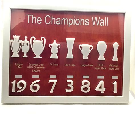 Liverpool FC Champions Wall Football Champions Wall | Etsy