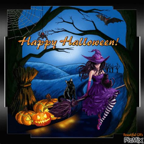 Witch Happy Halloween Gif Pictures, Photos, and Images for Facebook, Tumblr, Pinterest, and Twitter