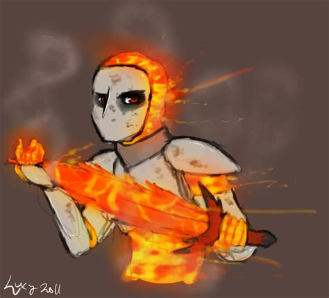 Terraria Fanart: Molten Armor