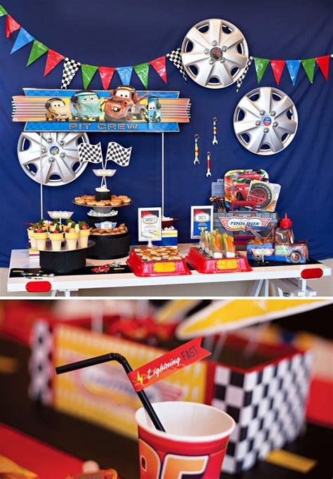 Super Cool Disney Pixar Cars Birthday Party // Hostess with the Mostess®