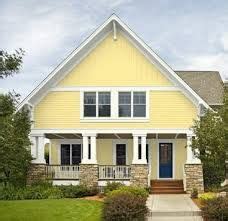 Sherwin Williams Banana Cream (yellow) | Yellow house exterior, Exterior paint colors for house ...