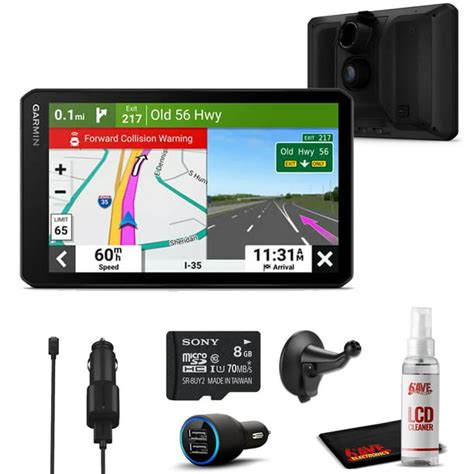 Garmin DriveCam 76 7-Inch GPS Navigator with Built-in Dash Cam with 8GB ...