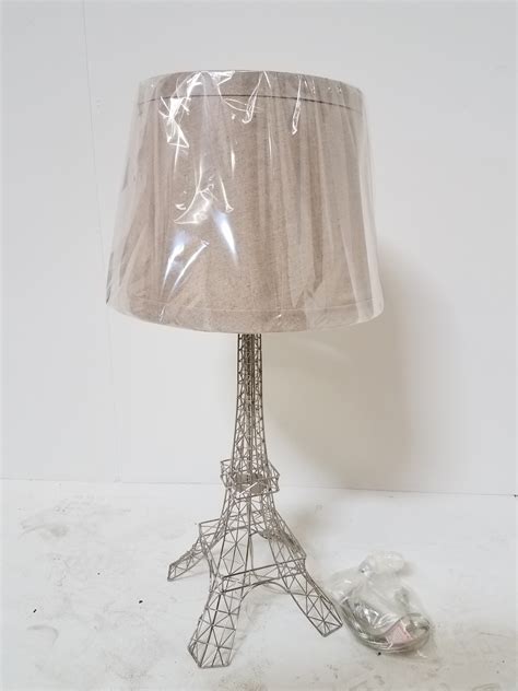 Eiffel Tower lamp with shade – Design Consignment