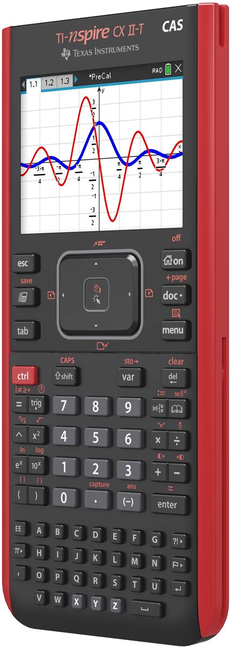 Texas Instruments TI-Nspire CX II-T CAS -kämmenlaite ...