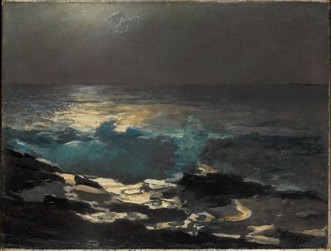 Winslow Homer | Moonlight, Wood Island Light | American | The ...