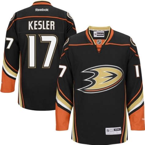 Men's Anaheim Ducks Ryan Kesler Reebok Authentic Home Jersey - Black