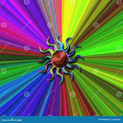 Spectrum of color stock illustration. Illustration of burst - 4456469