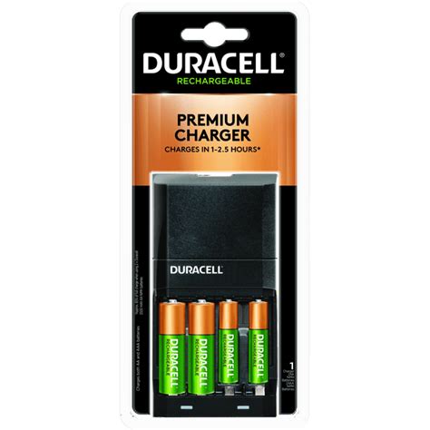 Duracell Ion Speed 4000 Rechargeable Battery Charger Includes 2 AA and ...