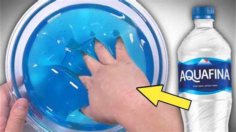 DIY CLEAR WATER SLIME RECIPE💦🎧👅 How to make Jiggly Water Slime at home [Slime ASMR] - YouTube