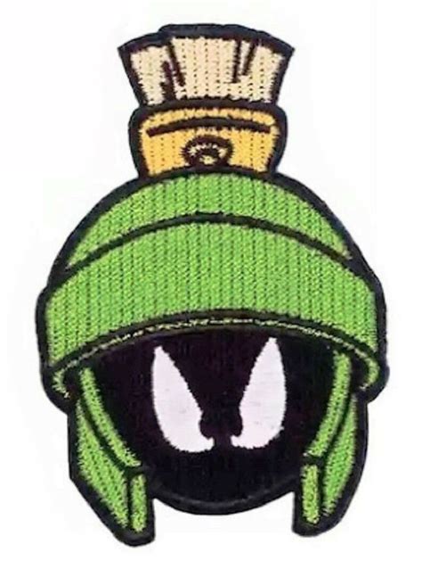 Marvin the Martian Helmet 3 1/2 Inches Tall Embroidered Patch | Etsy