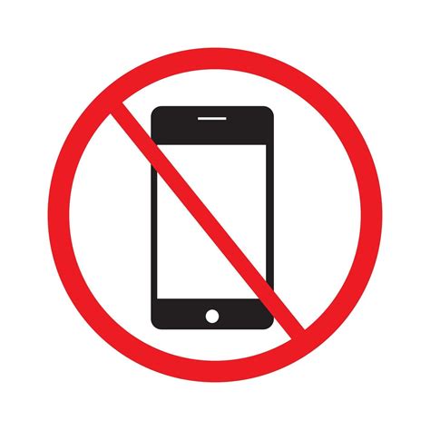 Do not use your mobile phone icon on white background vector. 2079789 Vector Art at Vecteezy