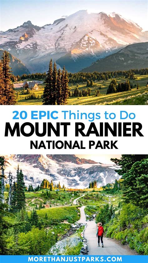 the mountains and trees are featured in this national park guide with text that reads 20 epic ...