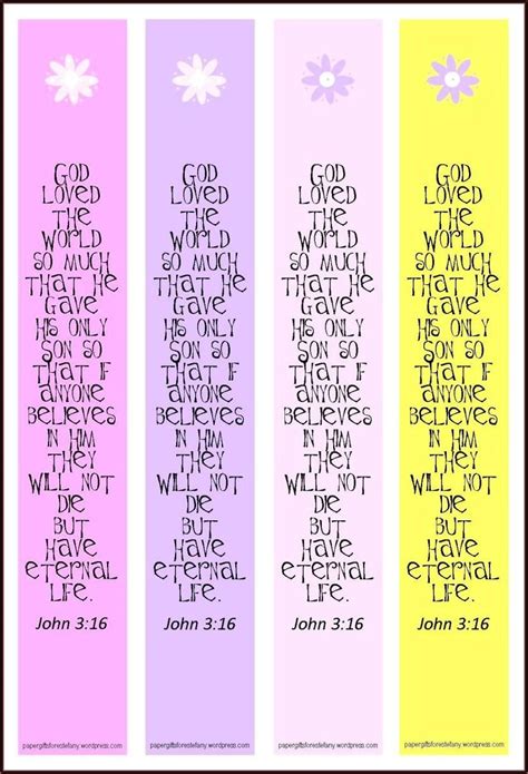 Free Christian Printable Bookmarks