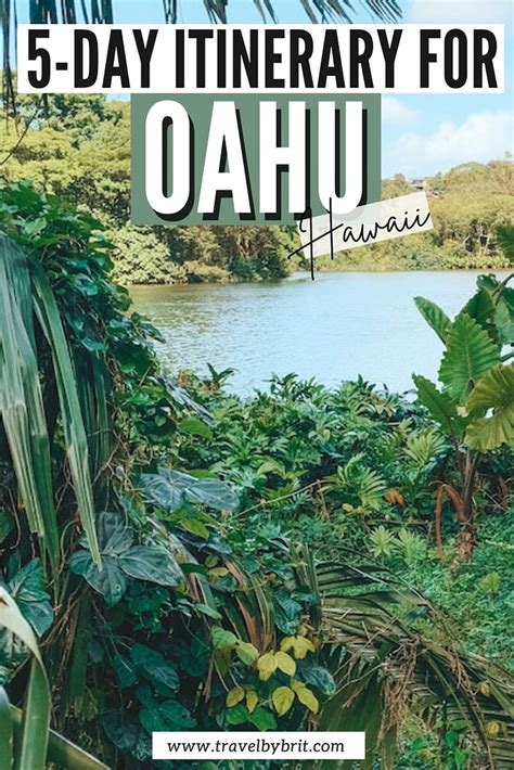 Incredible 5-Day Itinerary for Oahu, Hawaii - Travel by Brit