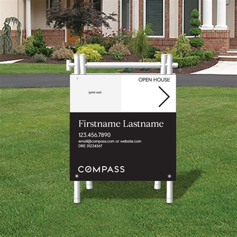 Open House Signs for Compass | Dee Sign®