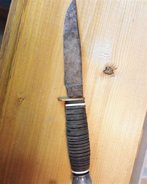 Restoring a rusty knife is pretty straightforward. | Knife restoration, Knife, Restoration